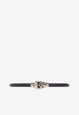 Alexander McQueen Brass Skull Bracelet Black 705846 1AAIK-8560