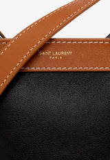 Saint Laurent Aphile Leather Bucket Bag Black 711102 1MS4W-1057