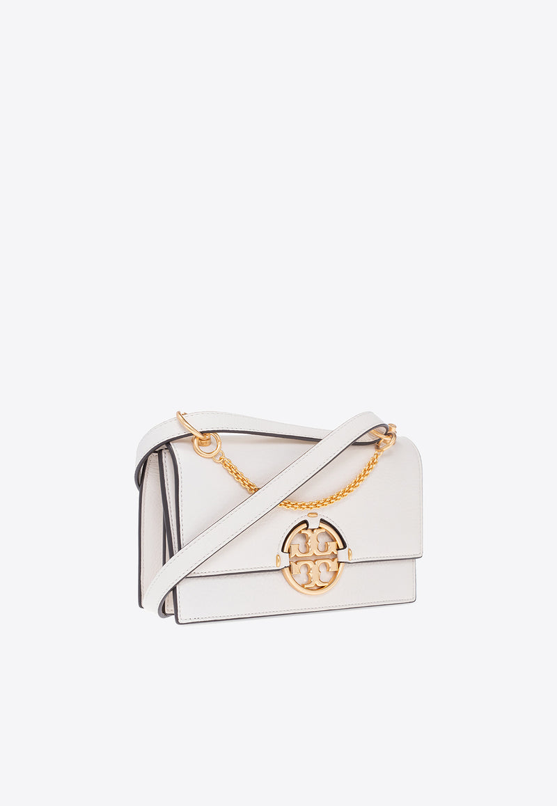 Tory Burch Small Miller Grained Leather Crossbody Bag Cream 88209 0-104