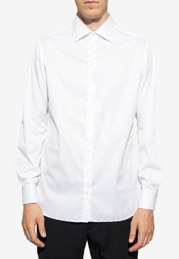 Giorgio Armani Long-Sleeved Button-Up Shirt 8CGCCZMS TZ069-U0BN