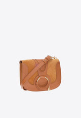 See By Chloé Hana Leather and Suede Crossbody Bag Brown CHS18AS896 417-242