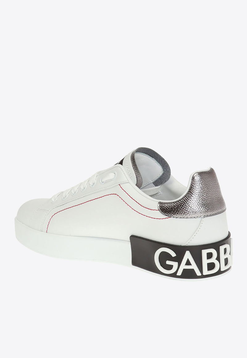 Dolce & Gabbana Portofino Low-Top Sneakers CK1587 AH527-8B441 White
