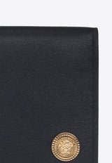 Versace Medusa Head Leather Wallet Black DPU7848 1A03190-1B00V