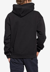 Dolce & Gabbana Logo Plaque Hooded Sweatshirt Black G9ZU0T G7F2G-N0000