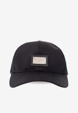 Dolce & Gabbana Logo Plaque Baseball Cap Navy GH590A GF421-B0665