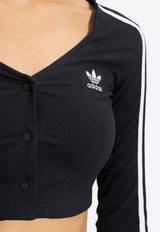 Adidas Originals Adicolor Long-Sleeved Crop Top Black IC5473 0-BLACK