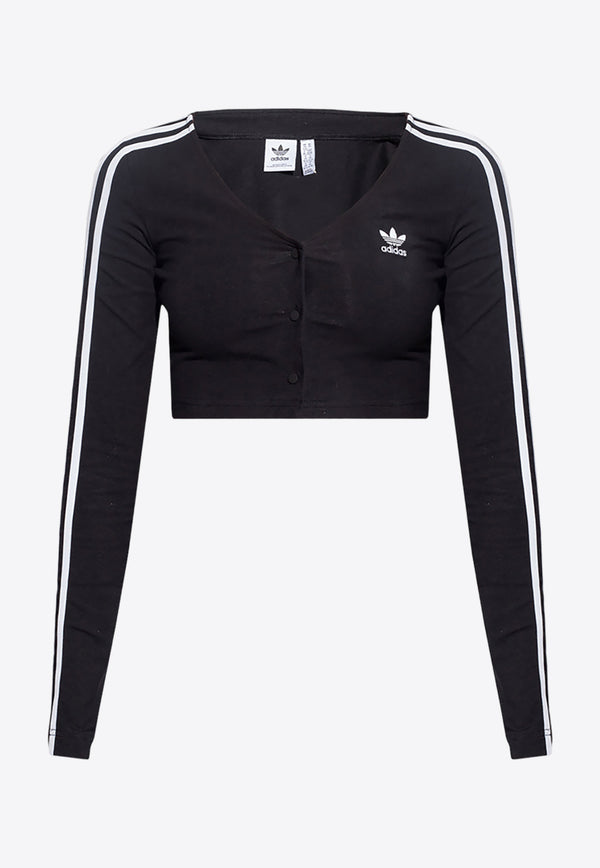 Adidas Originals Adicolor Long-Sleeved Crop Top Black IC5473 0-BLACK