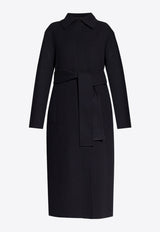 Jil Sander Wool Wrap Coat Black J02AA0006 J40006-001