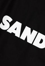 Jil Sander Logo Print Buttoned Jacket Black J04AM0001 J45063-001
