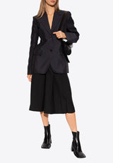 Jil Sander Single-Breasted Tailored Blazer Navy Blue J04BN0003 J70013-401