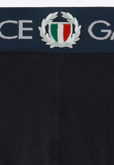 Dolce & Gabbana Logo Embroidered Briefs M3C01J FUECG-B9680 Blue