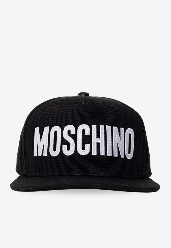 Moschino Logo Embroidered Baseball Cap Black 231Z1 A9205 8266-0555