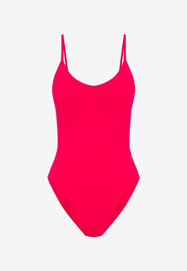 Eres Diamant Tank One-Piece Swimsuit Pink 23E 012313 0-01210 GRENADINE 23E