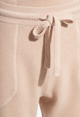Eres Minuit Wool Track Pants Pink 23E 232304 0-01198 CALCAIRE