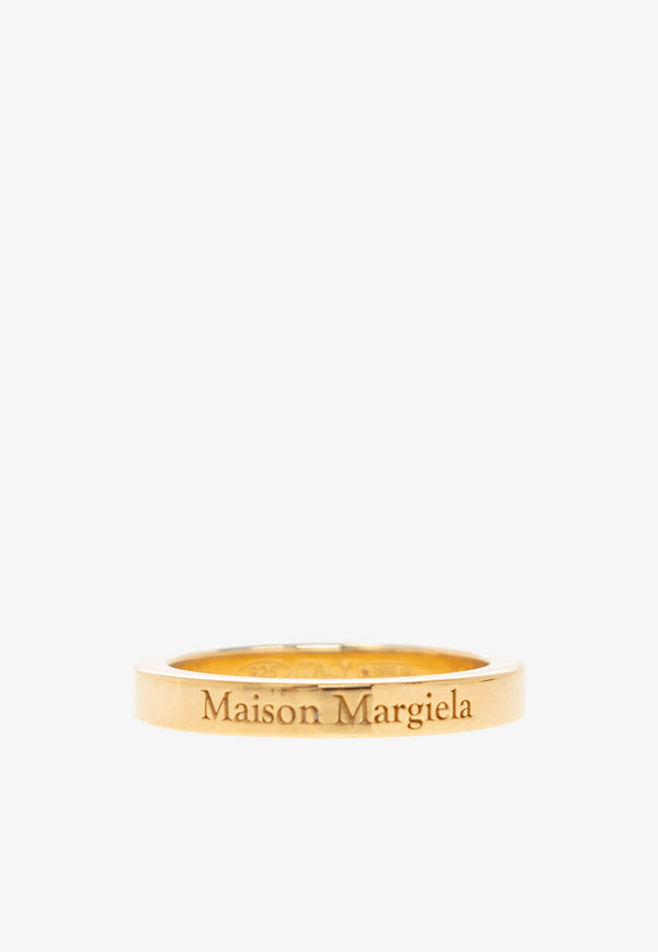 MM6 Maison Margiela Logo-Engraved Ring SM1UQ0080 SV0158-950