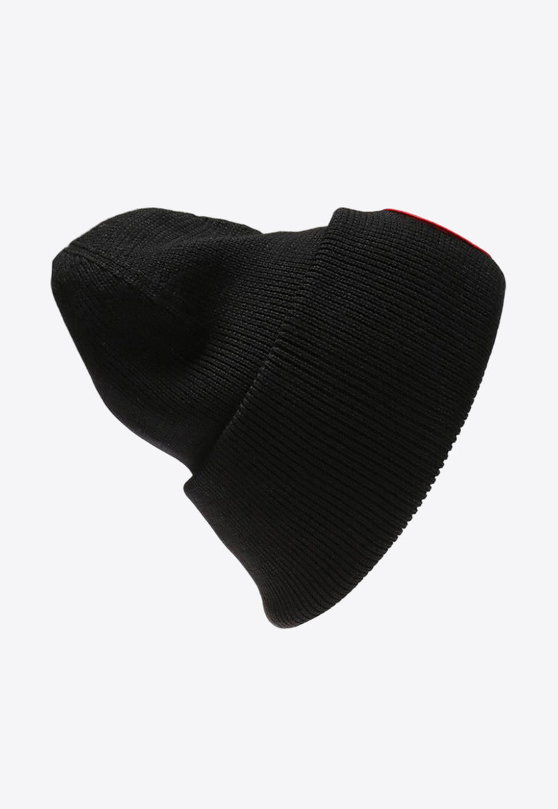 Logo Patch Wool Beanie