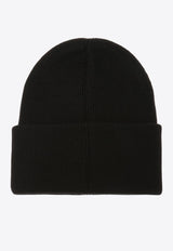 Logo Patch Wool Beanie