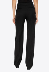 Saint Laurent Straight-Leg Tailored Pants Black 718838 Y512W-1000