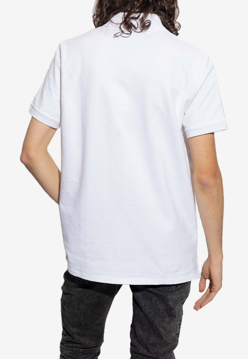 Balmain Basic Polo T-shirt White AH1GB000 JB82-0FA