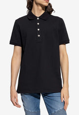 Balmain Basic Polo T-shirt Black AH1GB000 JB82-0PA