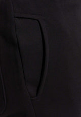 Balmain Logo Bermuda Shorts AH1OA003 BB04-EAB Black