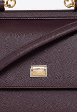 Dolce & Gabbana Large Sicily Logo Tag Crossbody Bag BB6002 A1001-8M073 Purple