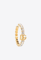 Dolce & Gabbana Creolla Rhinestone-Embellished Hoop Earrings WEN6L2 W1111-ZOO00