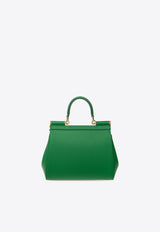 Dolce & Gabbana Medium Sicily Logo Tag Crossbody Bag BB6003 A1001-87192 Green