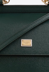 Dolce & Gabbana Medium Sicily Logo Tag Crossbody Bag BB6003 A1001-87399 Green