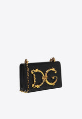 Dolce & Gabbana Baroque Logo-Embellishment Crossbody Bag BB6498 AZ801-80999 Black