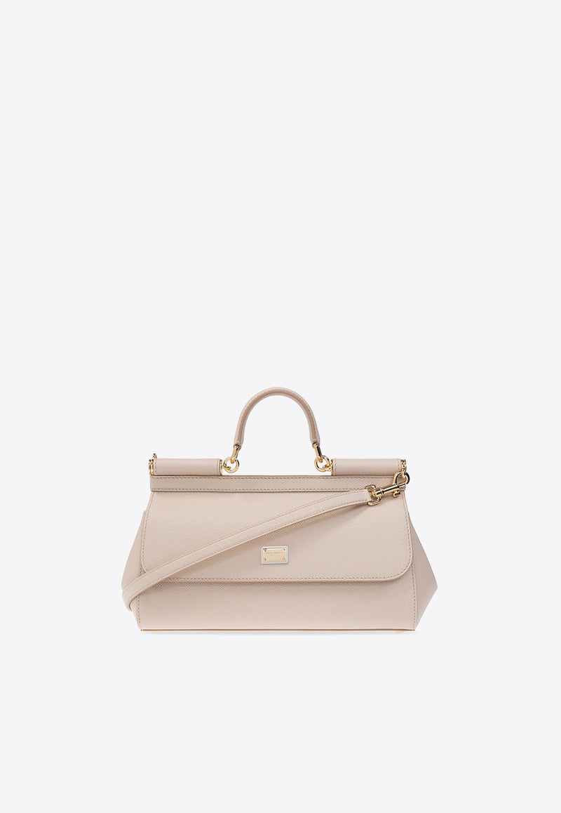 Elongated Sicily handbag in White