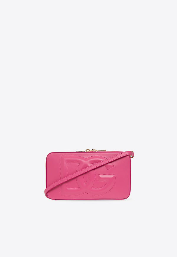 Dolce & Gabbana Small 3D-Effect Logo Camera Bag BB7289 AW576-80441 Pink