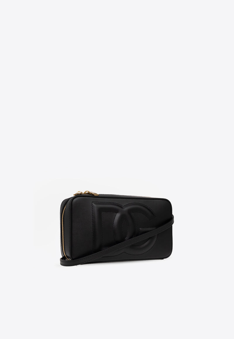 Dolce & Gabbana Small 3D-Effect Logo Camera Bag BB7289 AW576-80999 Black