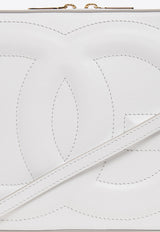 Dolce & Gabbana Medium 3D-Effect Logo Camera Bag BB7290 AW576-80002 White