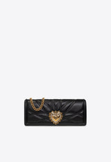 Dolce & Gabbana Devotion Quilted Leather Baguette Bag BB7347 AW437-80999 Black