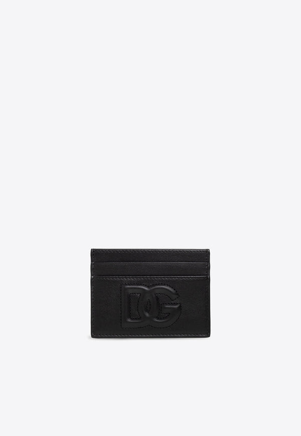 Dolce & Gabbana Monogram Leather Cardholder BI0330 AG081-80999 Black