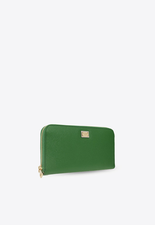 Dolce & Gabbana Dauphine Leather Wallet BI0473 A1001-87192 Green