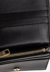Dolce & Gabbana Logo-Embossed Leather Wallet BI1211 AG081-80999 Black