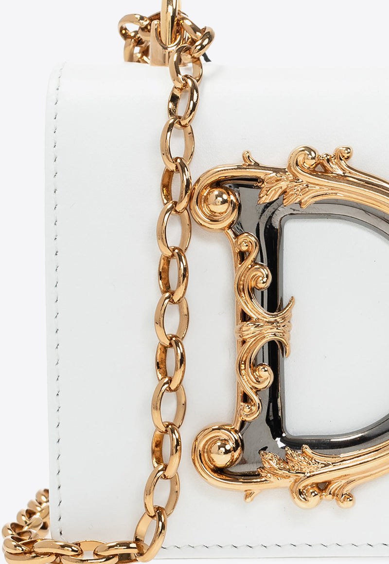 Dolce & Gabbana DG Girls Leather Shoulder Bag BI1416 AW070-80002 White