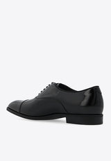 Emporio Armani Patent Leather Oxford Shoes Black X4C621 XAT24-00002