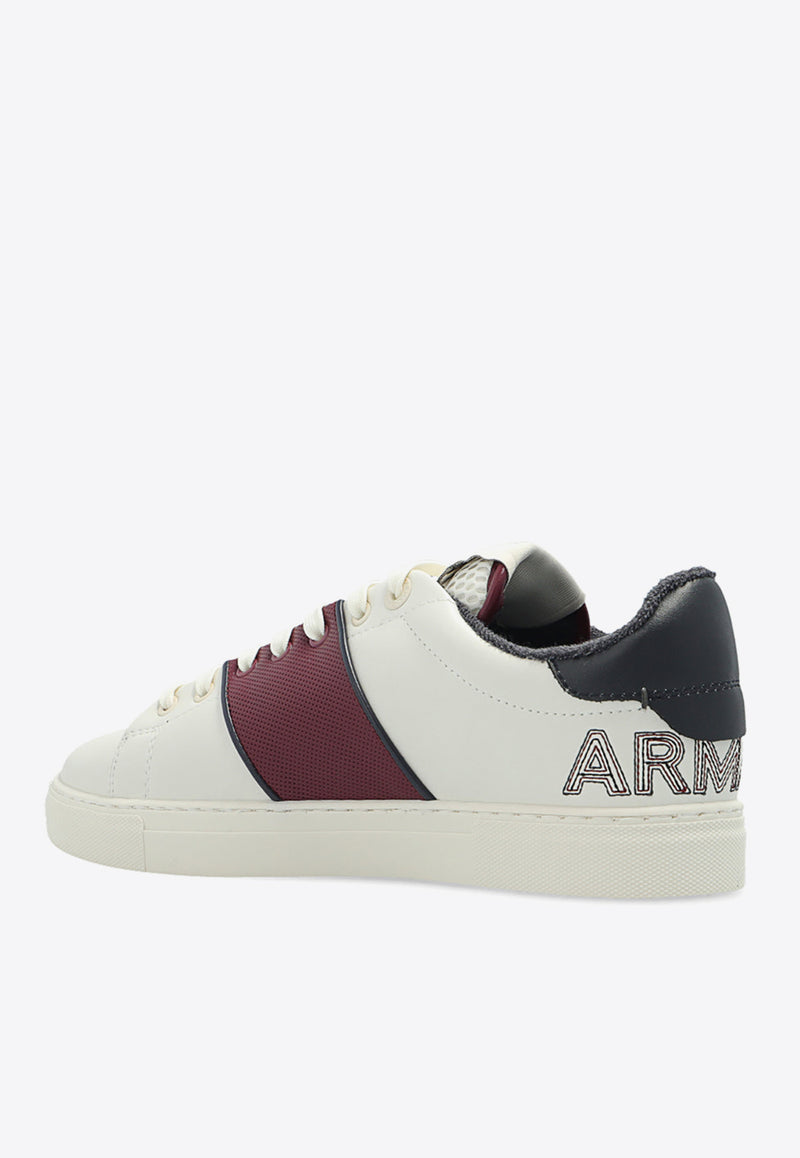 Emporio Armani Low-Top Leather Sneakers White X4X597 XN603-S173
