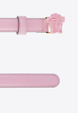 Versace Medusa Head Leather Belt Pink DCDI145 DVTFN-1P65V
