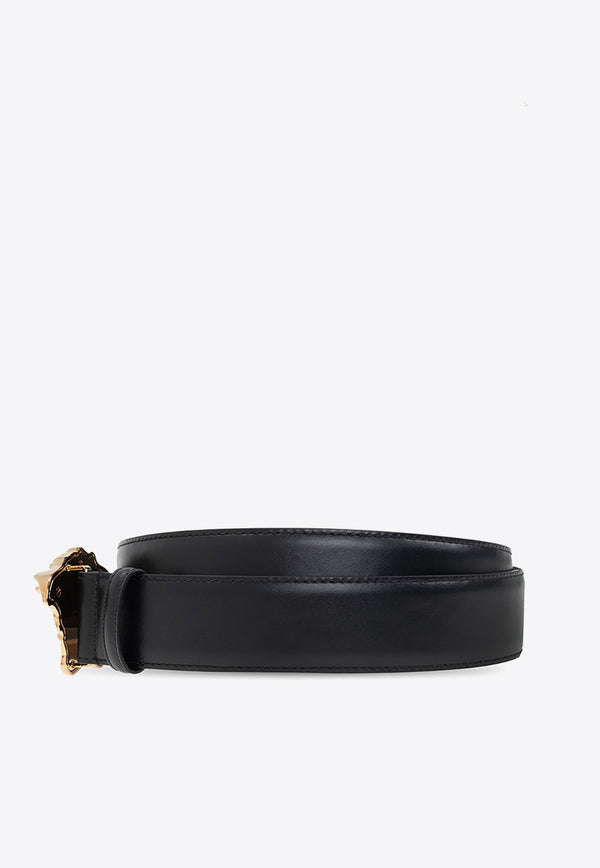 Versace Medusa Head Leather Belt Black DCU4140 DVTP1-KVO41
