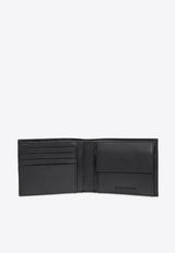 Emporio Armani Logo Engraved Leather Wallet and Cardholder Set Black Y4R378 Y068E-80001