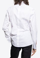 Dolce & Gabbana Long-Sleeved Tuxedo Shirt G5EN5T FU5U8-W0800 White