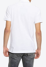 Dolce & Gabbana Logo-Plate Polo T-shirt G8PL4T G7F2H-W0800 White