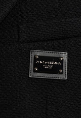 Dolce & Gabbana Reversible Hooded Single-Breasted Blazer G9ABFT GF788-N0000 Black