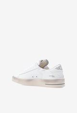 Golden Goose DB Stardan Low-Top Sneakers in Leather and Mesh White GMF00328 F003028-10283