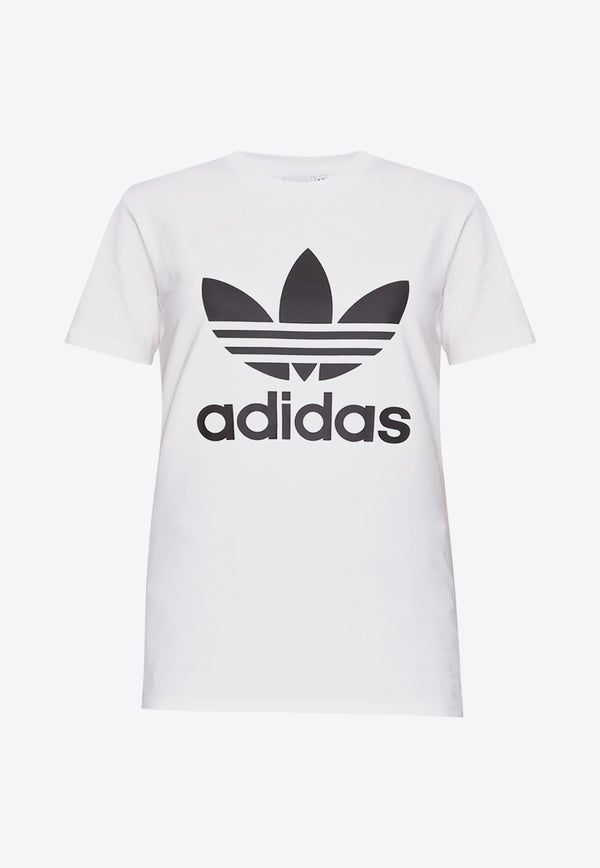Adidas Originals Adicolor Trefoil Logo T-shirt White GN2899 0-WHITE