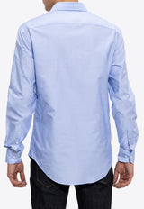 Emporio Armani Classic Long-Sleeved Shirt Blue H31CM5 C1C11-700